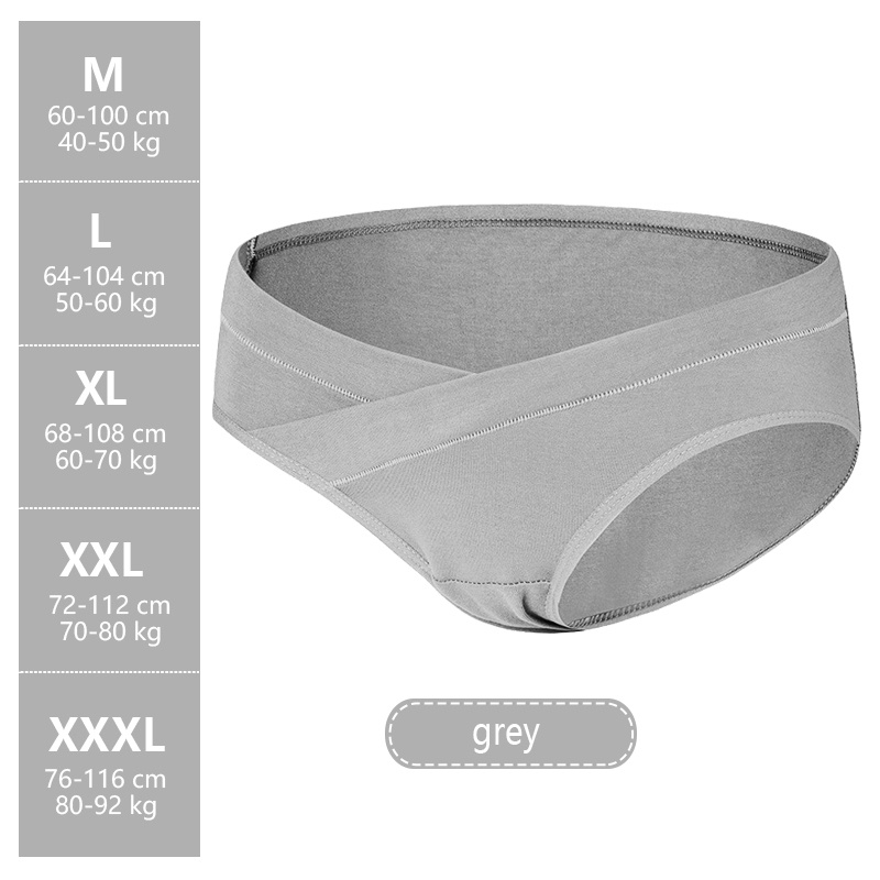 Maternity Panty UShaped Pregnant Abdominal Support Panties Cotton