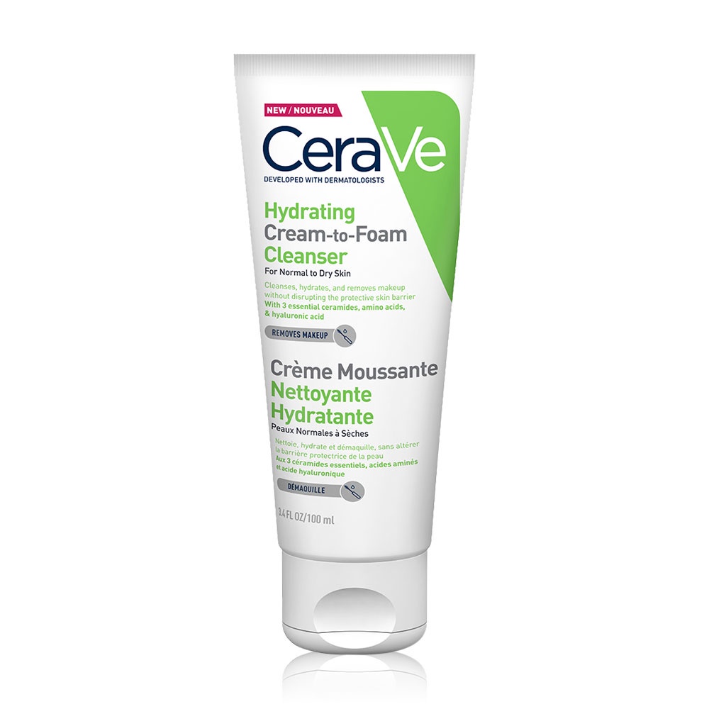 Hydrating Cream-to-Foam Cleanser, Facial Cleanser