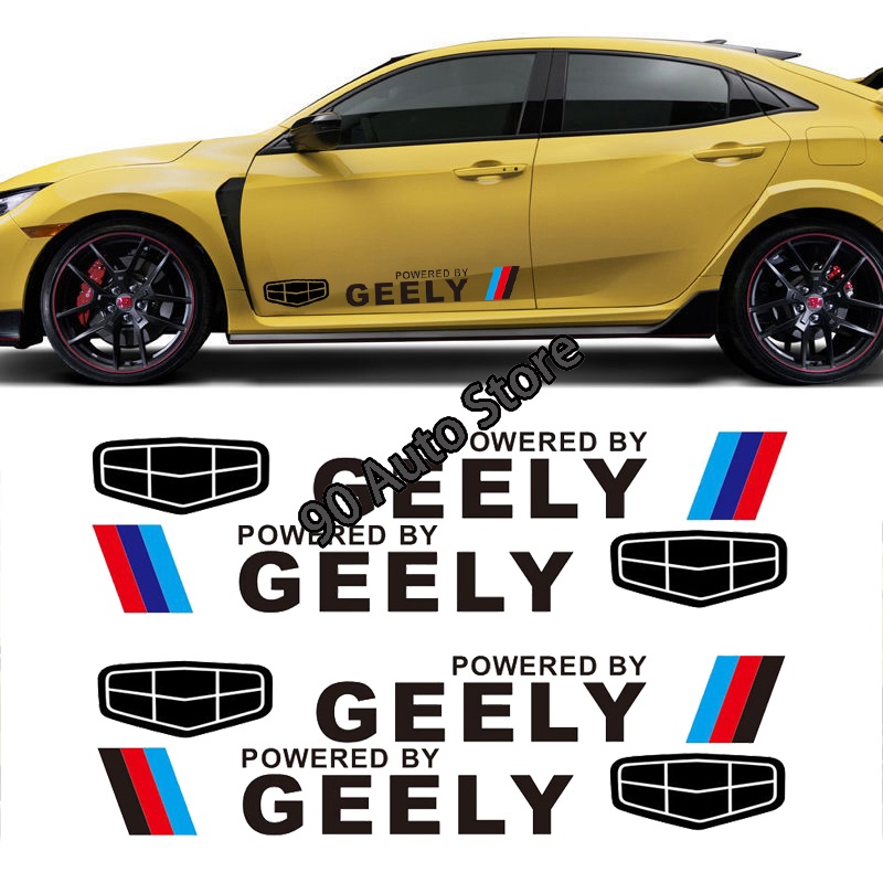2Pcs/Set For Geely Emgrand EC7 EC8 7 Creative Car Emblem Body ...