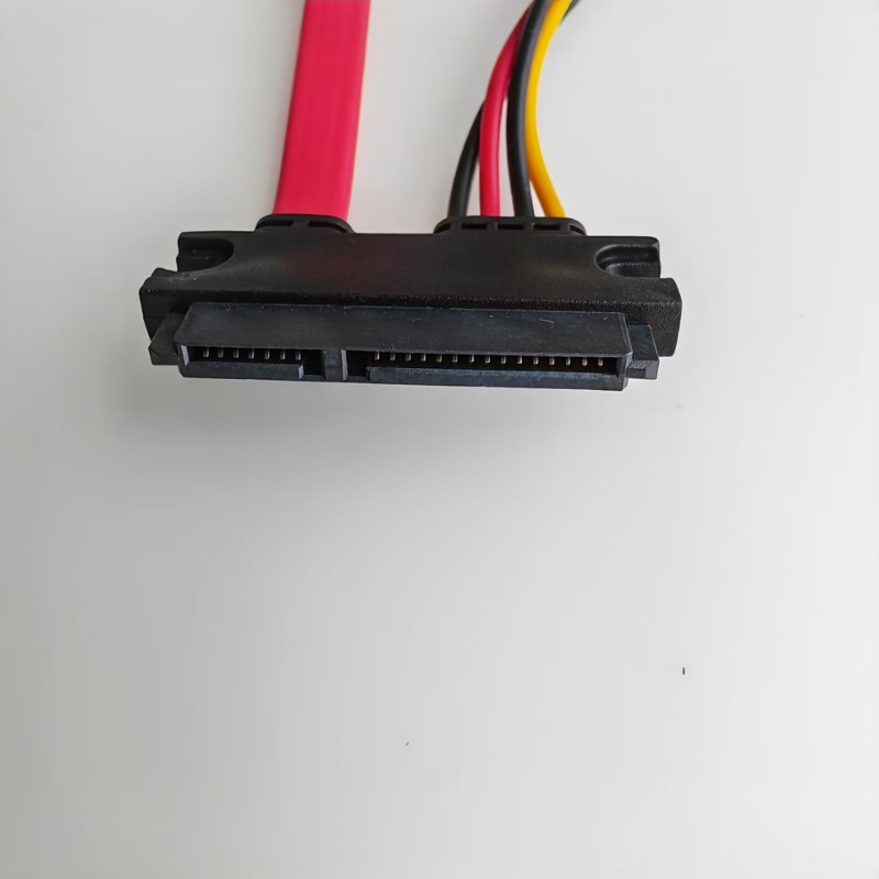 7Pin SATA DATA + 4Pin FDD Floppy Power Supply Cable for 7+15 Pin 22pin ...