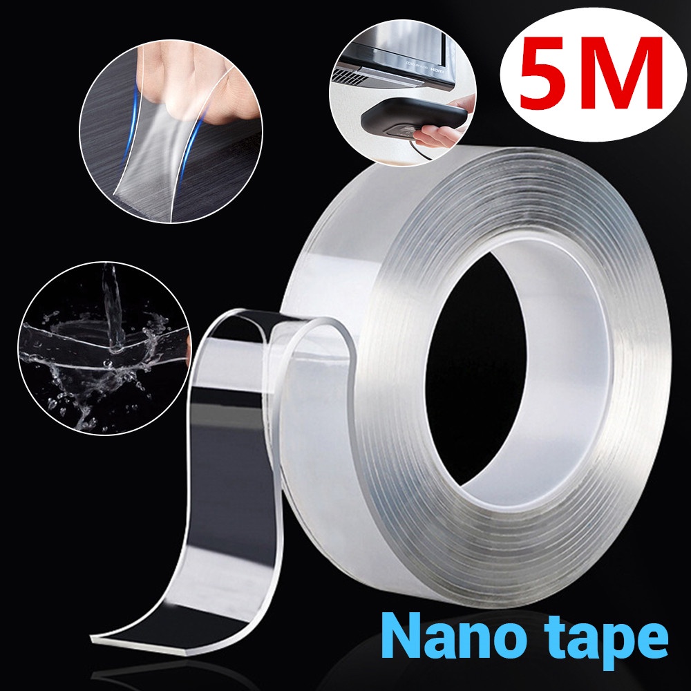 Nano Tape Tools with Double-Sided Adhesive Washable Reusable ...