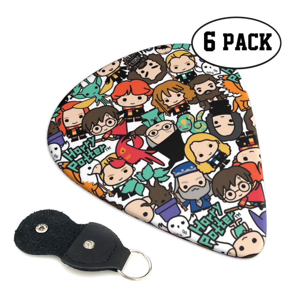 Harry Potter Guitar Picks 6 Pack 0.71mm Guitar Picks Unique Guitar