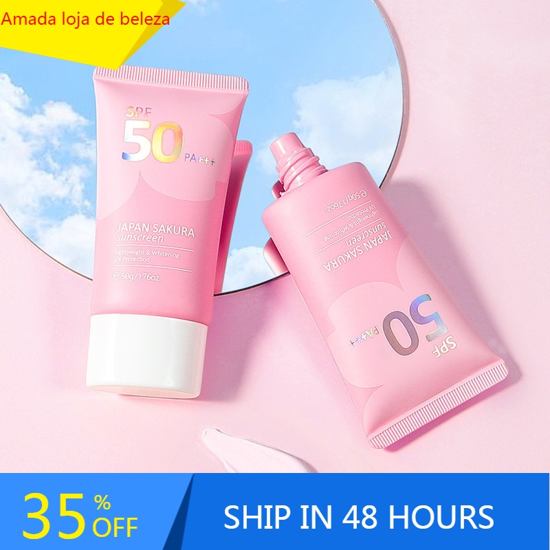 Sakura Whitening Cream Korean Sunscreen Protector Facial Solar Sun ...