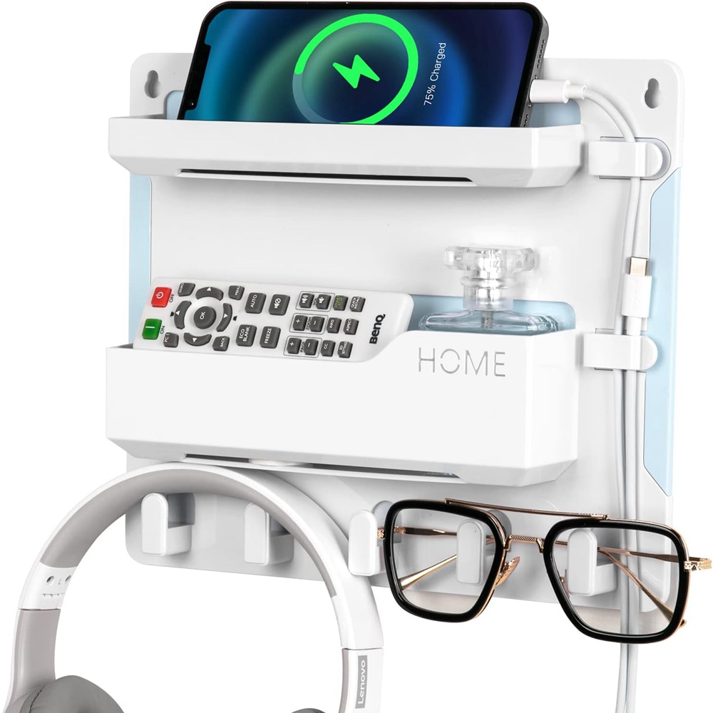 Bedside Shelf Wall Mount Adhesive Bedside Shelf Accessories Organizer