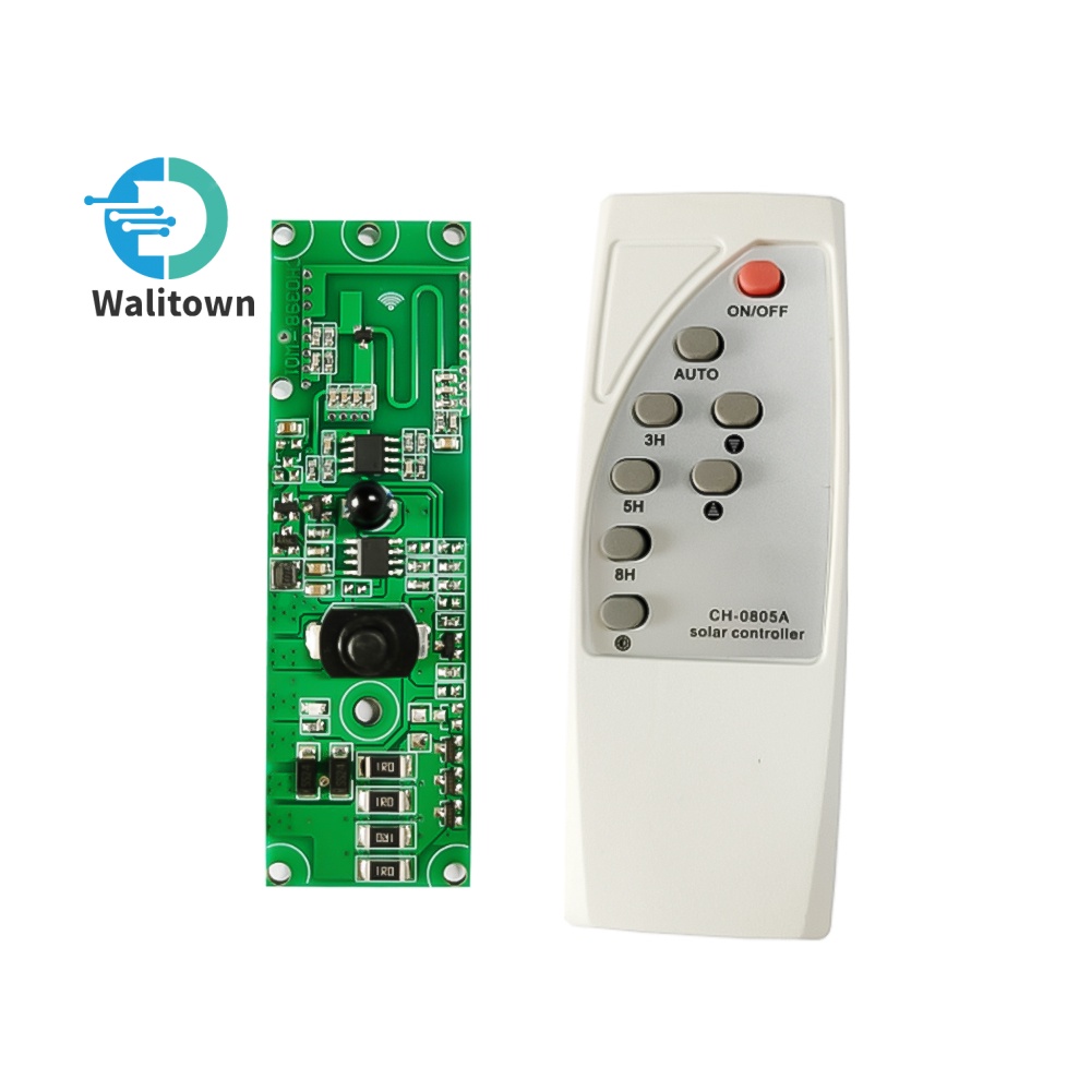 3.2V 3.7V Microwave Radar Human Body Induction Solar Control Board with ...