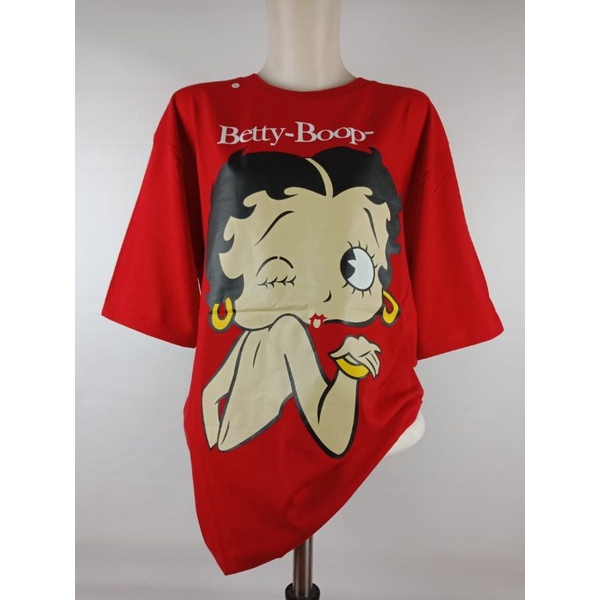 2022 Trendy T Shirt Betty Boop Printed Graphic Short Sleeve Round Neck