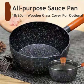 JEETEE Nonstick Sauce Pan with Lid Granite Stone – JEETEE STORE