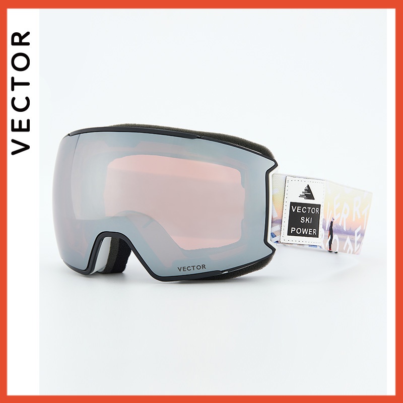 OTG Ski Goggles Snow Glasses Men UV400 Antifog Coatings Snowmobile