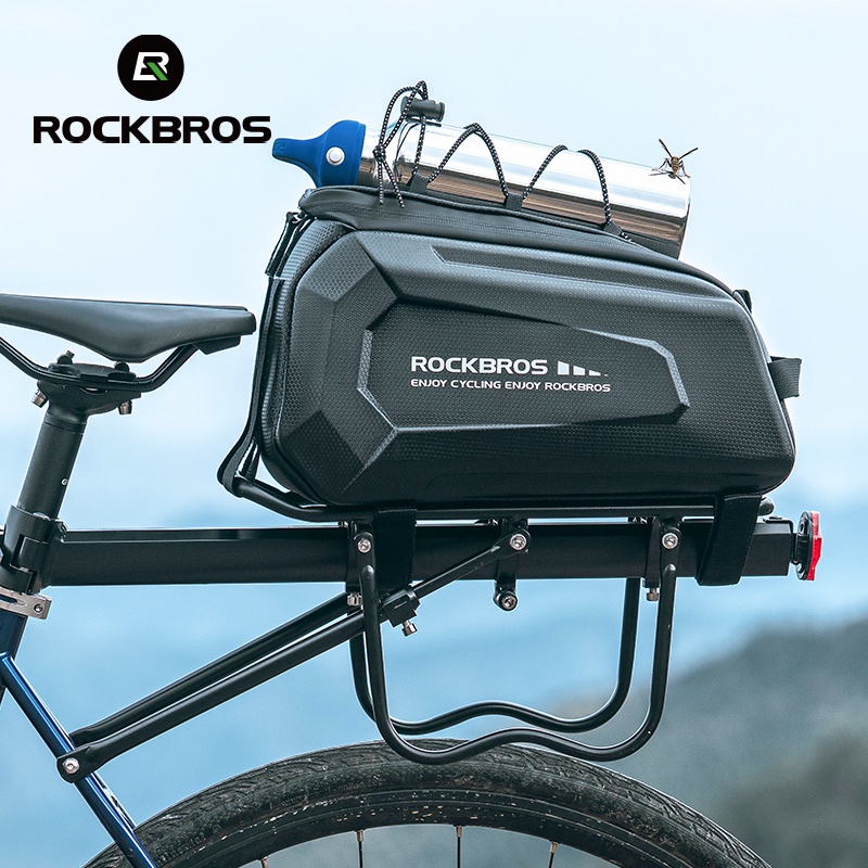 【PH Delivery】ROCKBROS Bicycle Shelf Back Seat Bag Large Capacity Rack Bag  Easy Installation Storage Package Bike Accessories