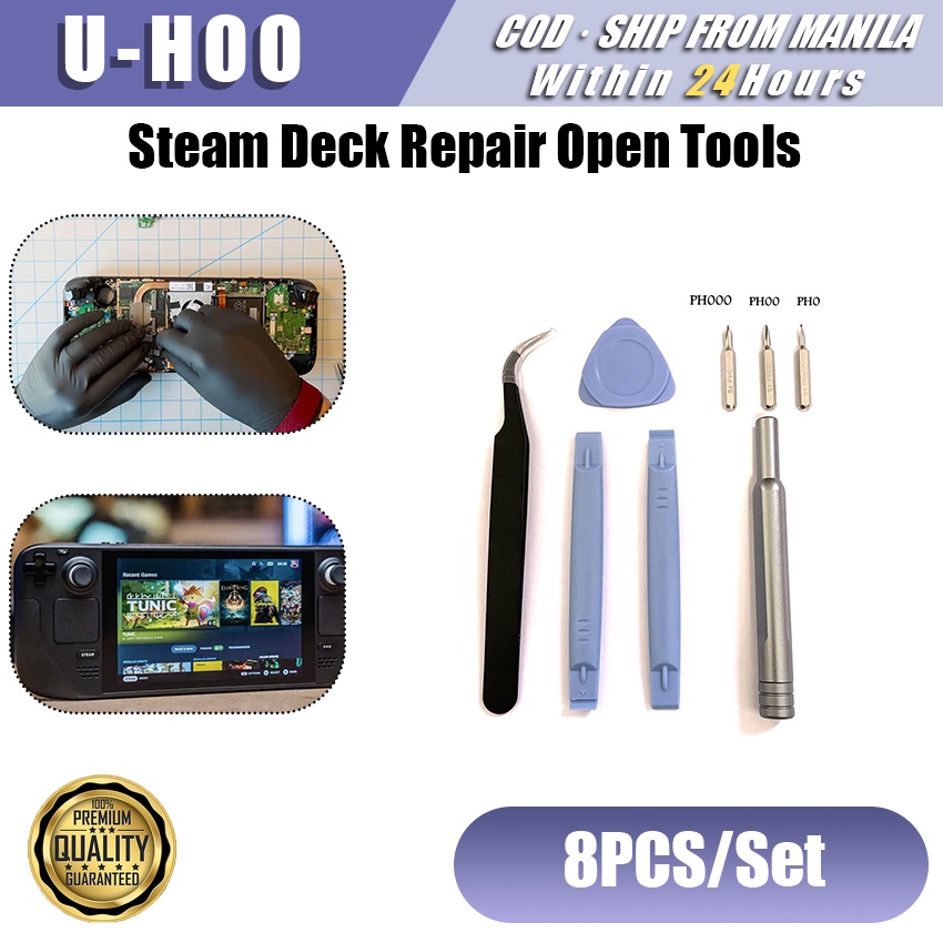 8Pcs/Set Screwdriver for Steam Deck Repair Open Tools Disassembly