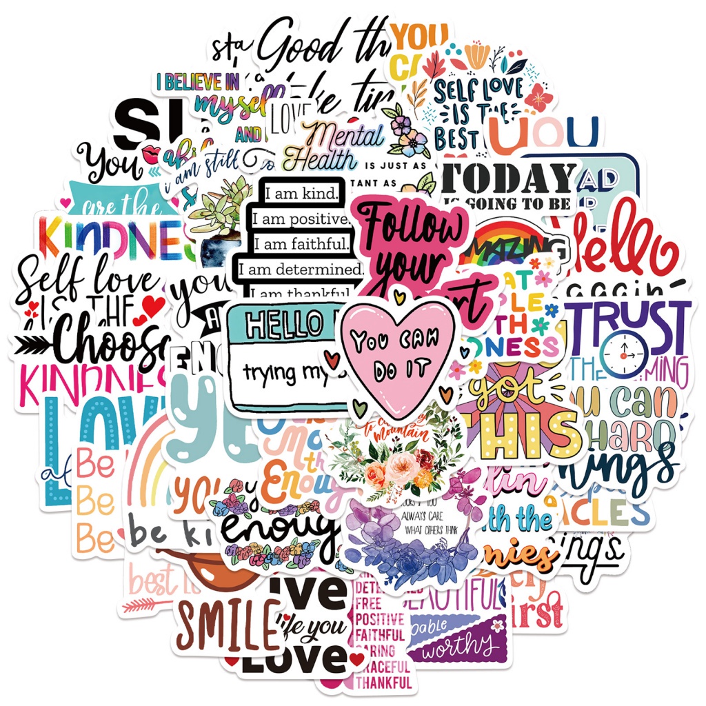 Stickers Inspirational English Graffiti DIY Stickers Can Decorate
