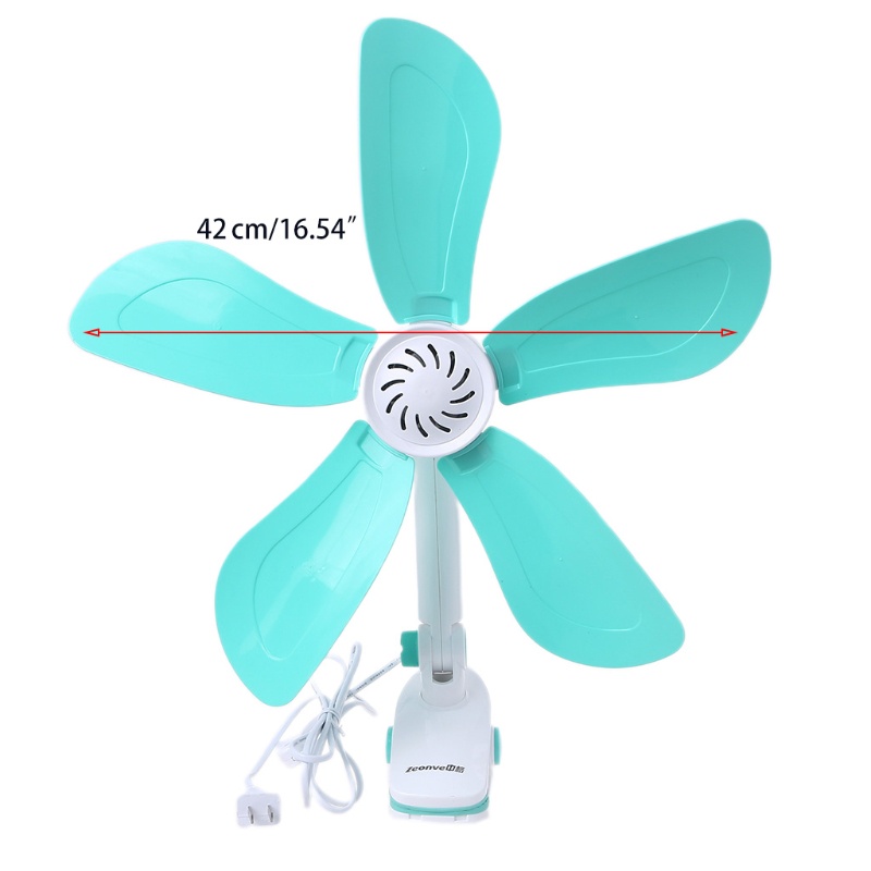 AC 220V Silent Clip Fan US Plug with ON OFF Switch 169cm Cable Desk Fan ...