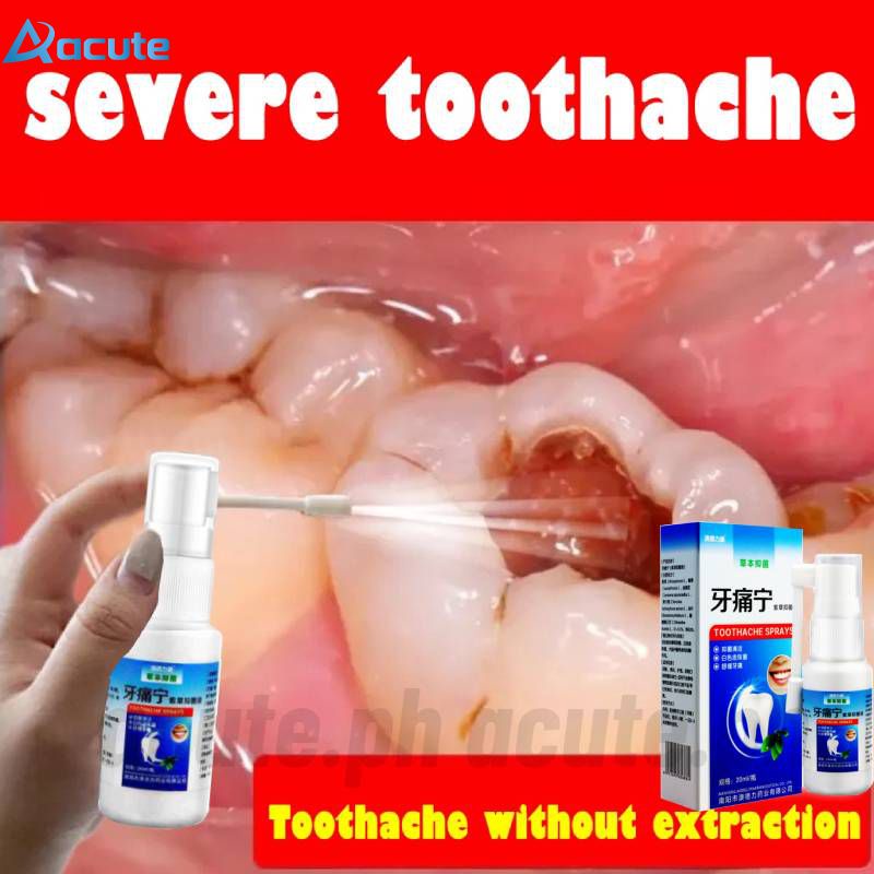 20ml Toothache Oral Spray Toothache Reliever Teeth Care Pain Relief Gum