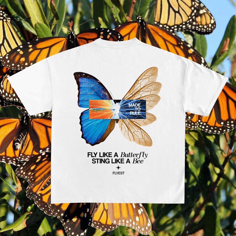 Flyest - “Butterfly” Tee IS VERY COMFORTABLE AND FASHION AND THE YOUTH ...