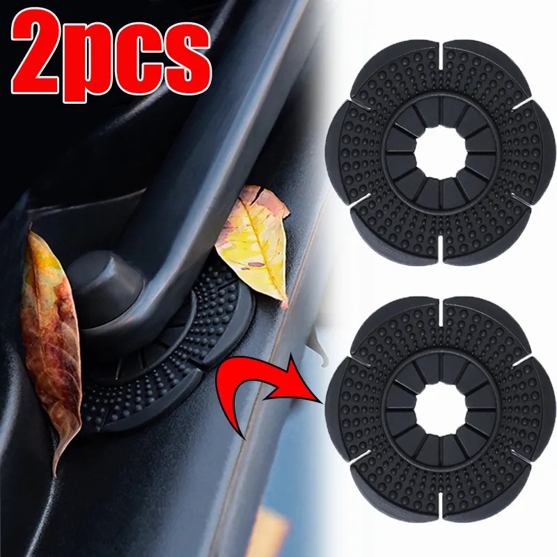2Pcs Universal Car Windshield Wiper Dustproof Covers/Wiper Bottom Hole