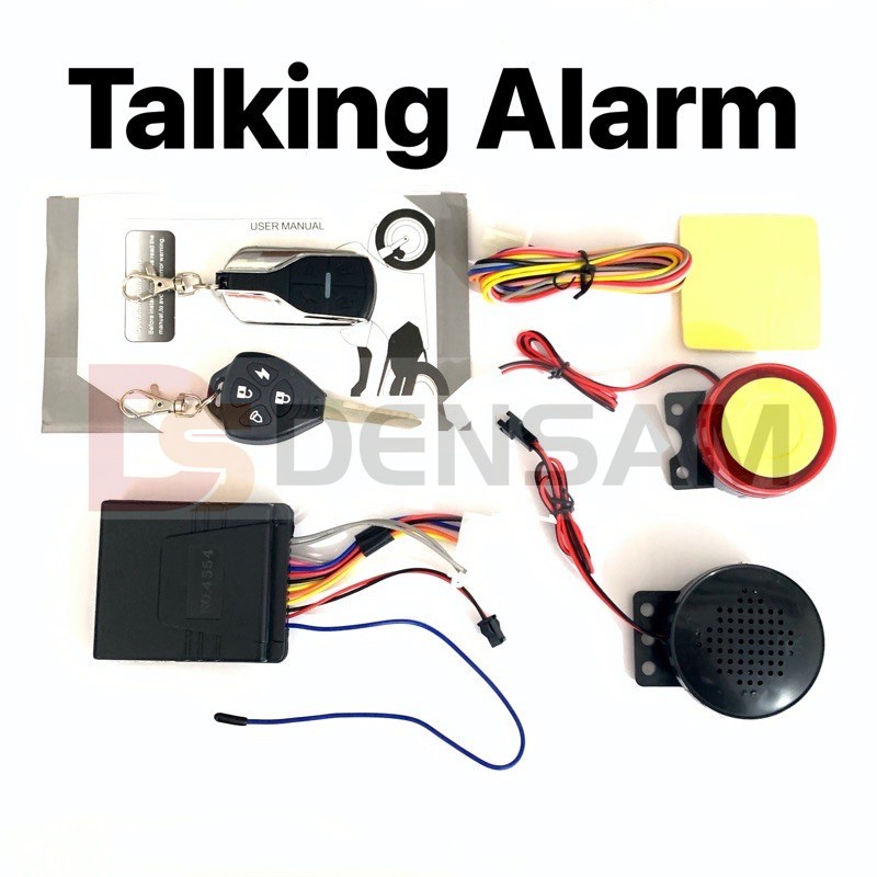 Talking alarm for motorcycle deals