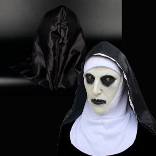 Halloween Horror Movie The Conjuring 2 Nun Mask COS Nun Mask Scary ...