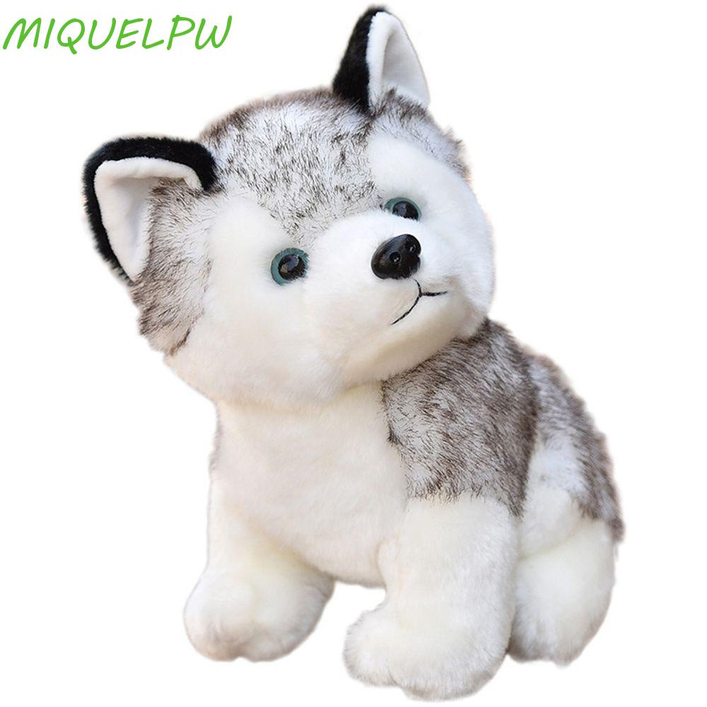MIQUELPW Husky Dog Plush Toys Kawaii Soft Baby Toys Realistic Children ...