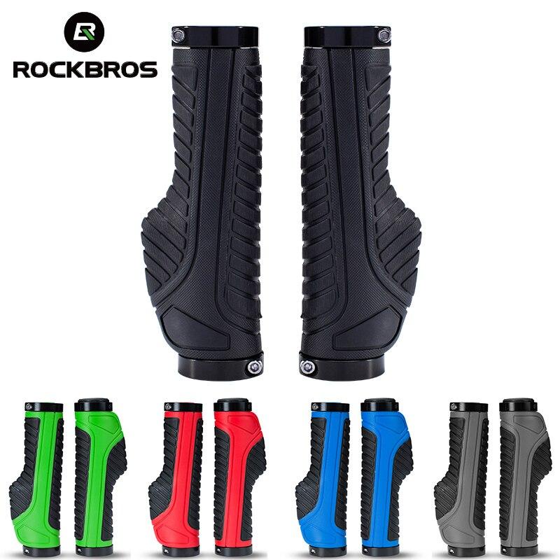 Bicycle Grips MTB Road Bike Double Lock Rubber Handlebar Grips Anti