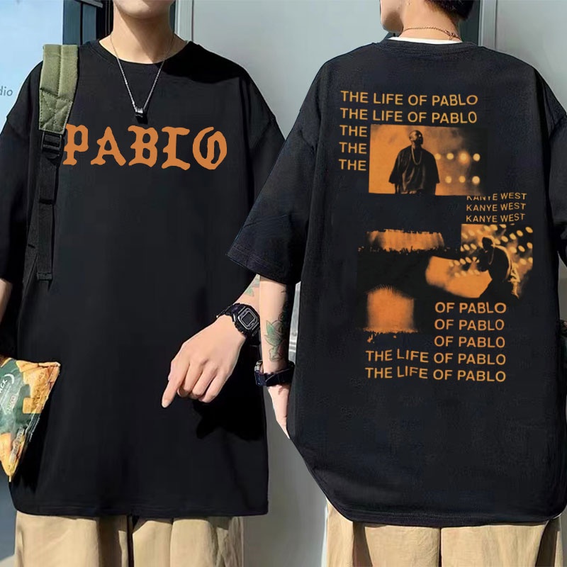 Kanye West Pablo Tshirt Men Women THE LIFE OF PABLO T Shirt Summer ...