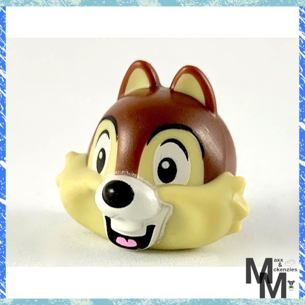 Chipmunk Head (Chip) (41581pb01) Minifigure Body Part | Shopee Philippines