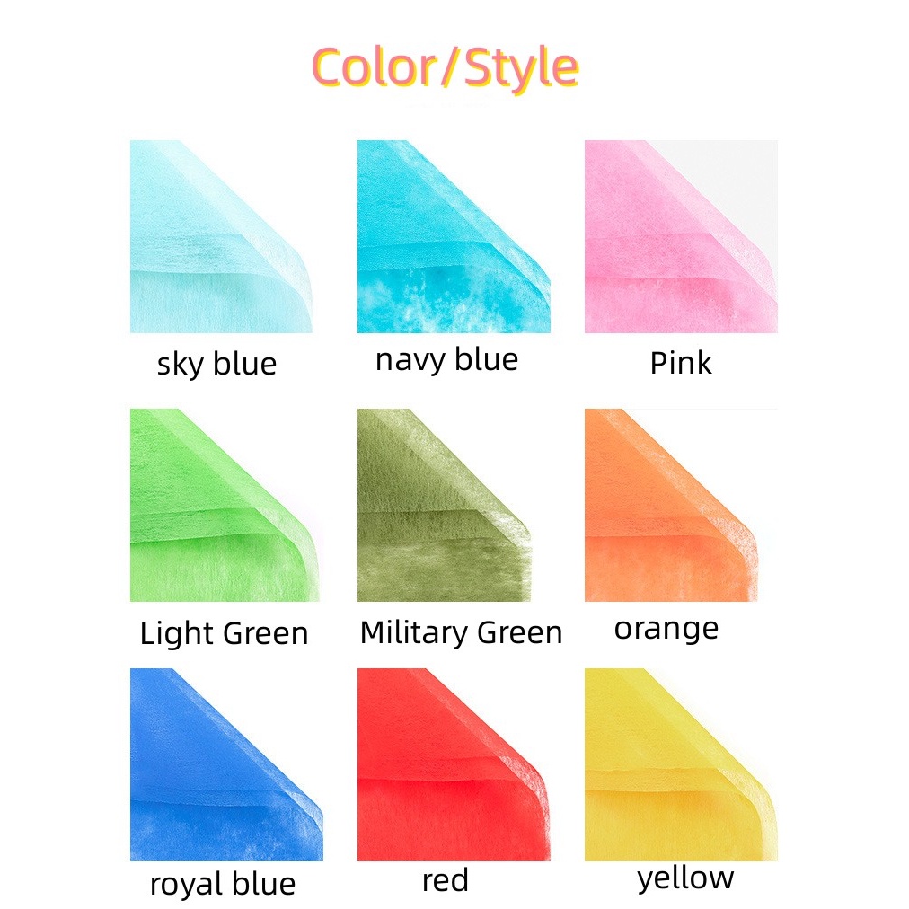 Solid color packaging tissue paper handmade diy materials colorful ...