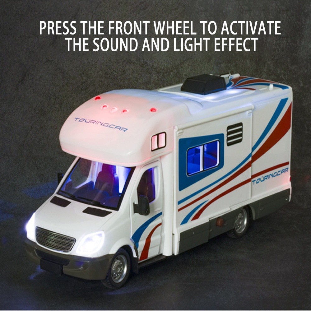 KLT Scale 1/32 Camping RV Metal Diecast Alloy Toy Cars Models Trucks ...