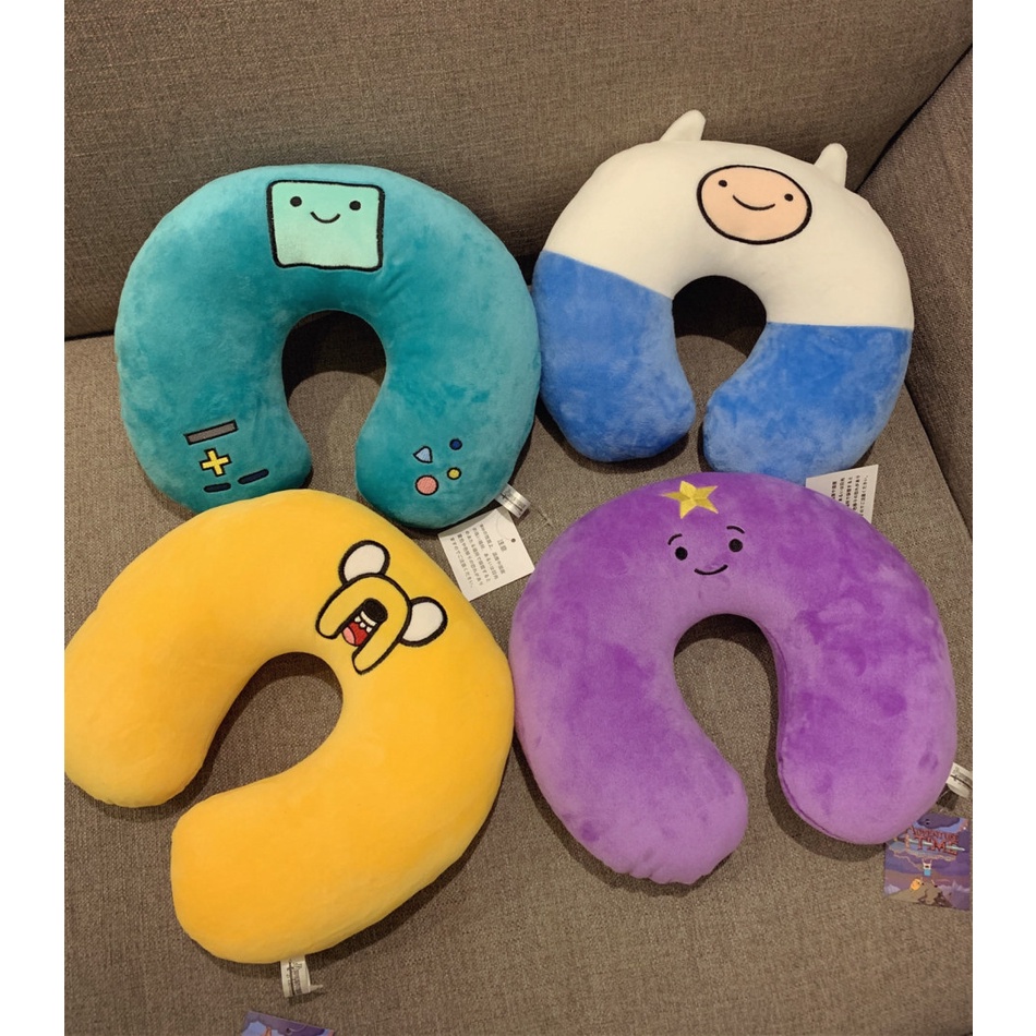 Cute Cartoon Adventure Time Finn BMO Jake Plush U-shaped Pillow Car ...