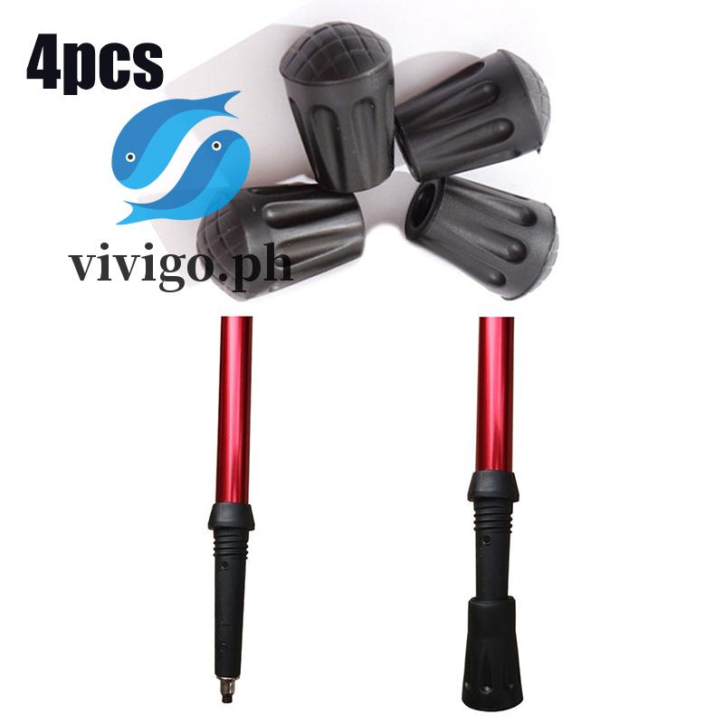 Walking Stick Ferrule Rubber End Hiking Pole Protector Replacement Cane
