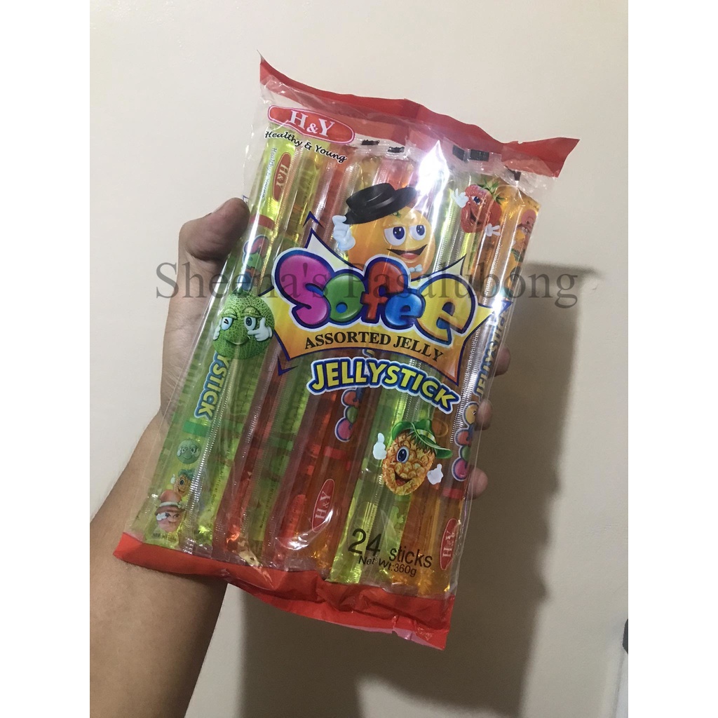 H&Y Sofee Assorted Jelly Stick 24sticks/360g Shopee Philippines