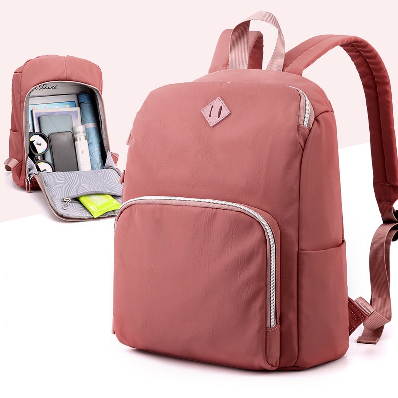 YoYo B6262 Women Antitheft Backpack Teenagers Laptop Daypacks Nylon
