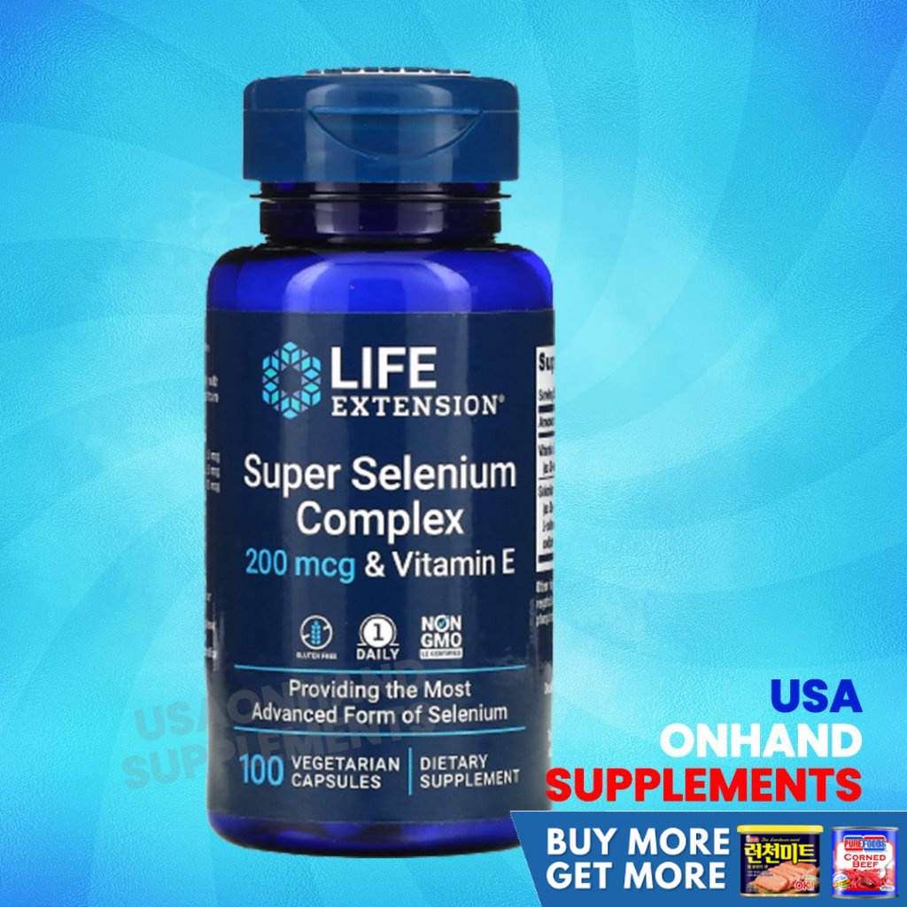 USA Onhand | Life Extension, Super Selenium Complex & Vitamin E, 200 ...