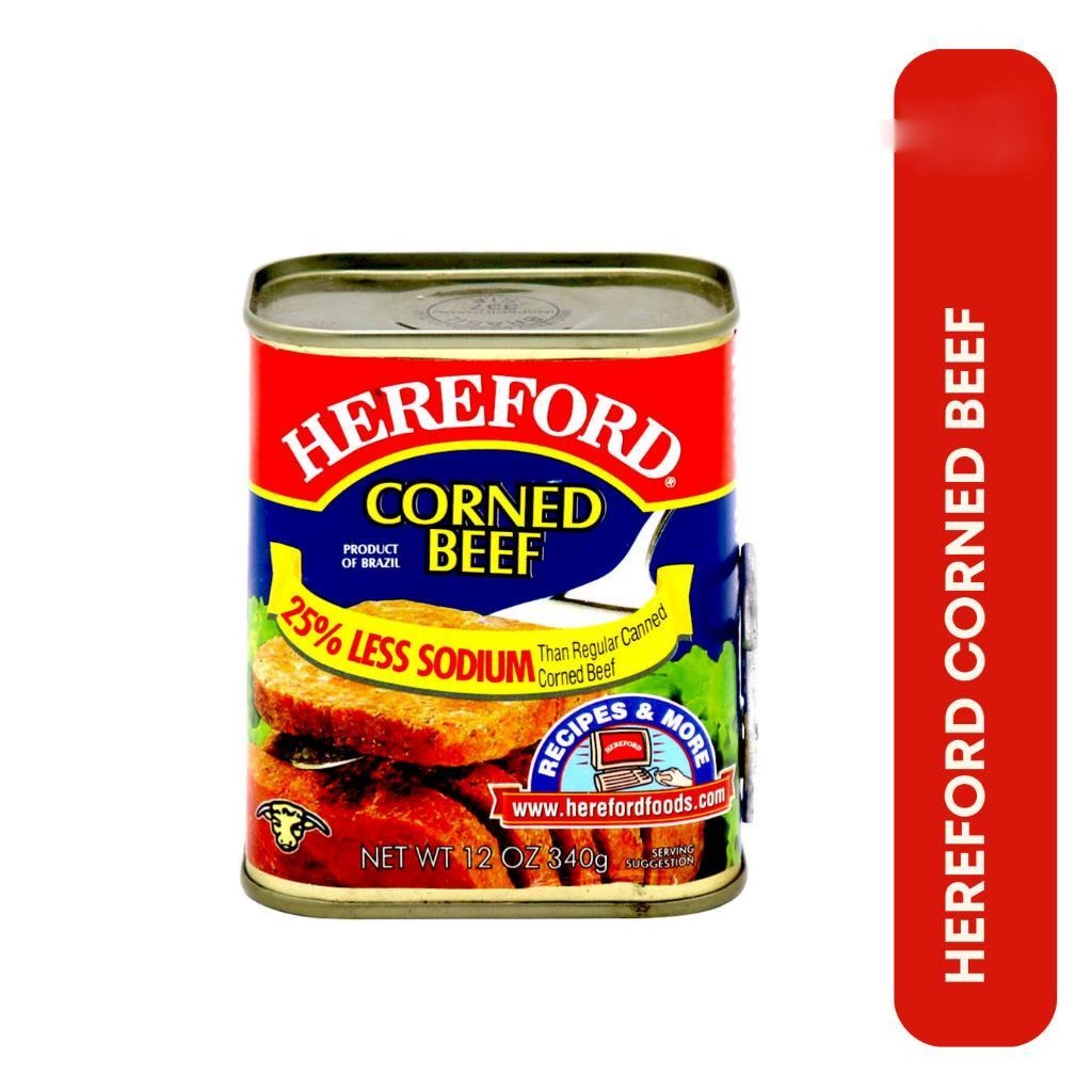 Hereford Corned Beef with 25 Less Sodium 340g Shopee Philippines