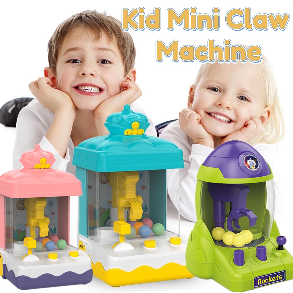 Kid Mini Claw Machine Ball Catcher Interactive Toy Toddler Desktop Ball