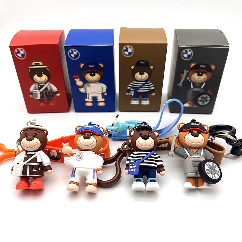 Keychain Cartoon Mini Little Bear Car Pendant for BMW E60 E61 M3 M4 G20 ...
