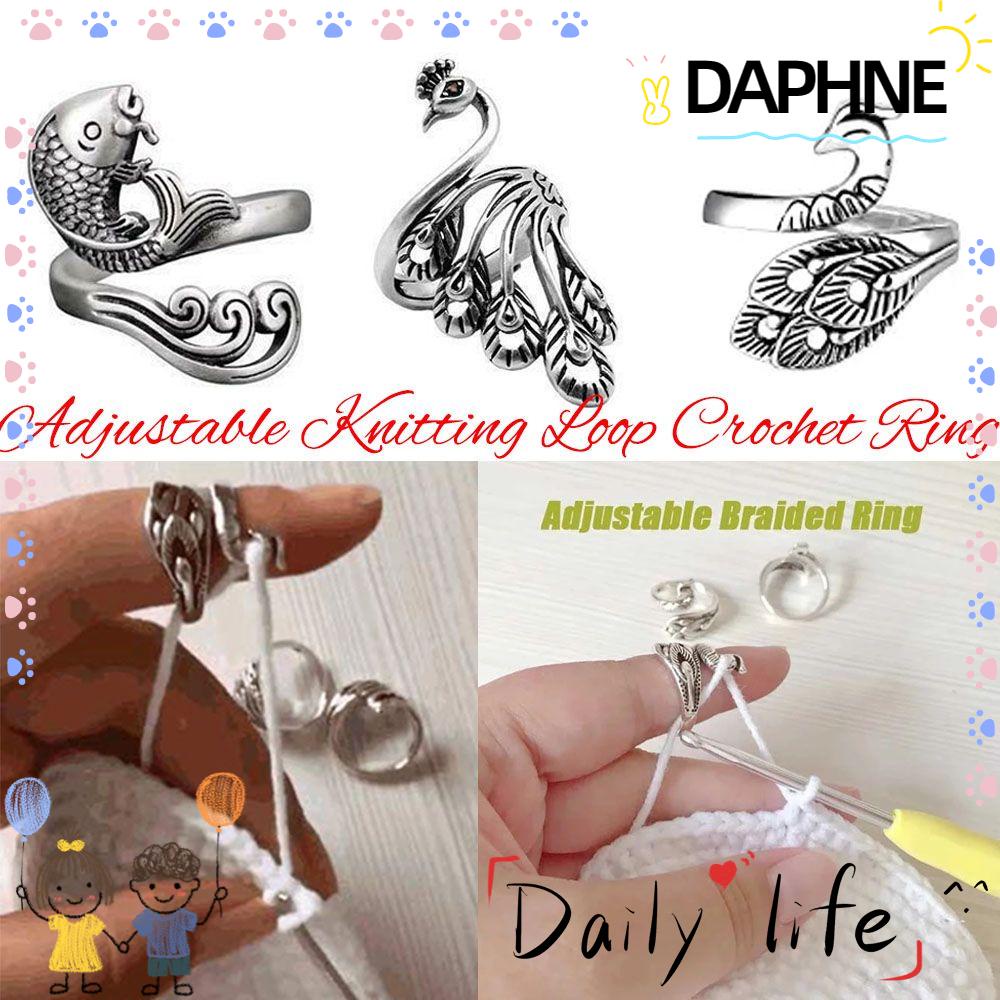 DAPHNE 1 PC Knitting Loop Crochet Ring Hot New Knitting Tools Sewing ...