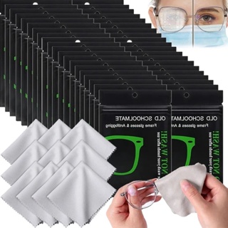 3/6 PACK Reusable Anti-Fog Glasses Wipes Nano Microfiber Glasses Cleaning  Cloth for Eyeglasses Lens Phone Cleaning Wipes