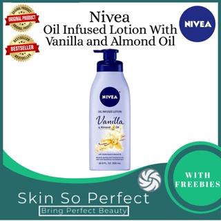 Nivea Oil Infused Lotion Vanilla & Almond Oil - 16.9 oz - 12 Pack