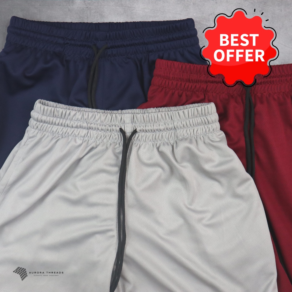 Premium Quality Plain Dri-Fit Shorts (Jersey Shorts) - Aurora Threads ...