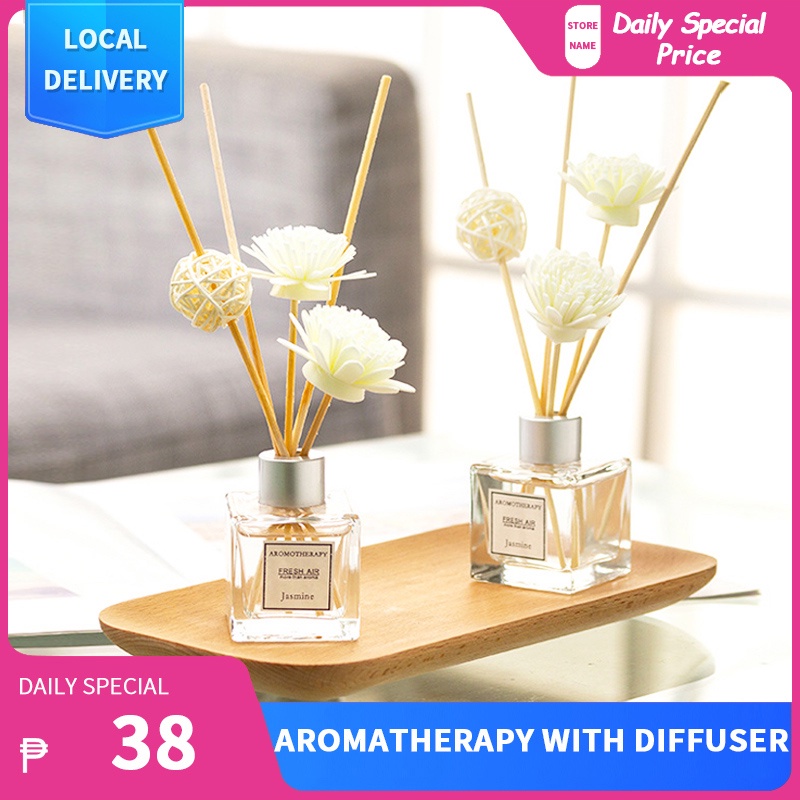 Household Aromatherapy Oil with Diffuser Set Heatless Home Essential ...