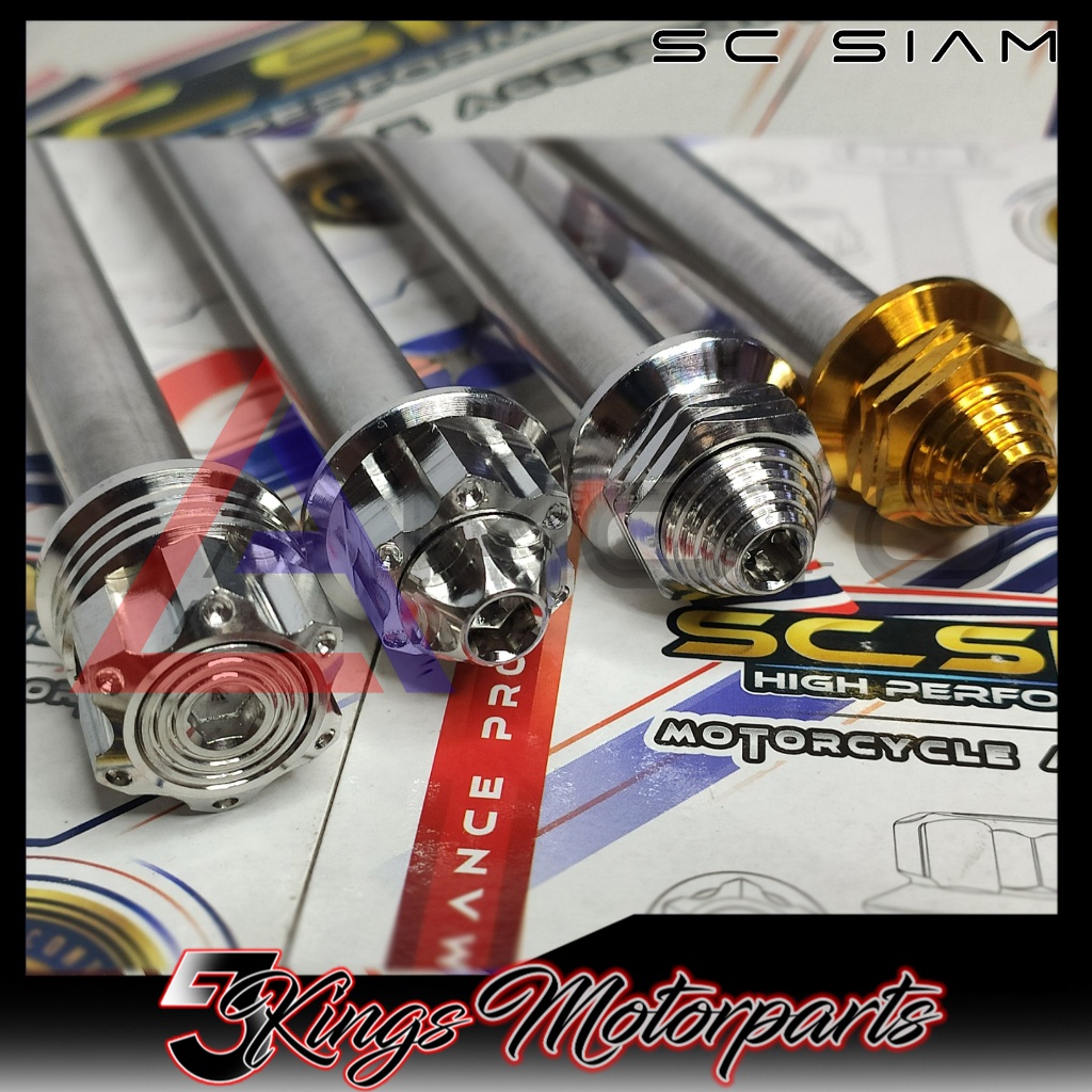 (PER PC) SC SIAM AXLE ( EHE ) MIO / M3 / GT / SMASH / R150 / WAVE / XRM ...
