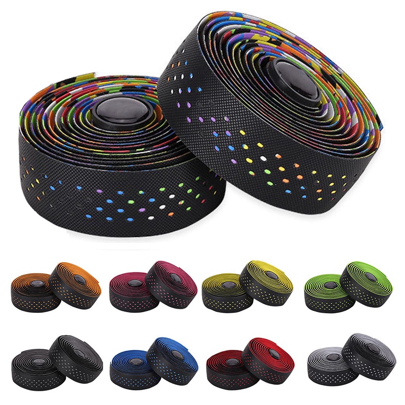 Handlebar Tape Road Bike Tape for Fixie Gear Strap PU EVA Wrap ...