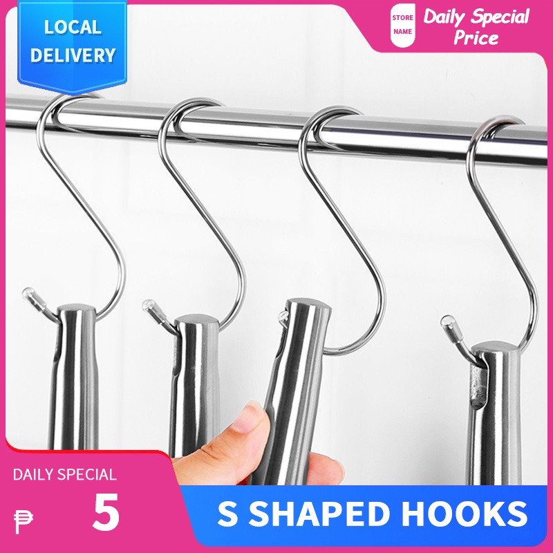 Utility S Shaped Hooks Stainless Steel Heavy Duty Metal Hooks Super