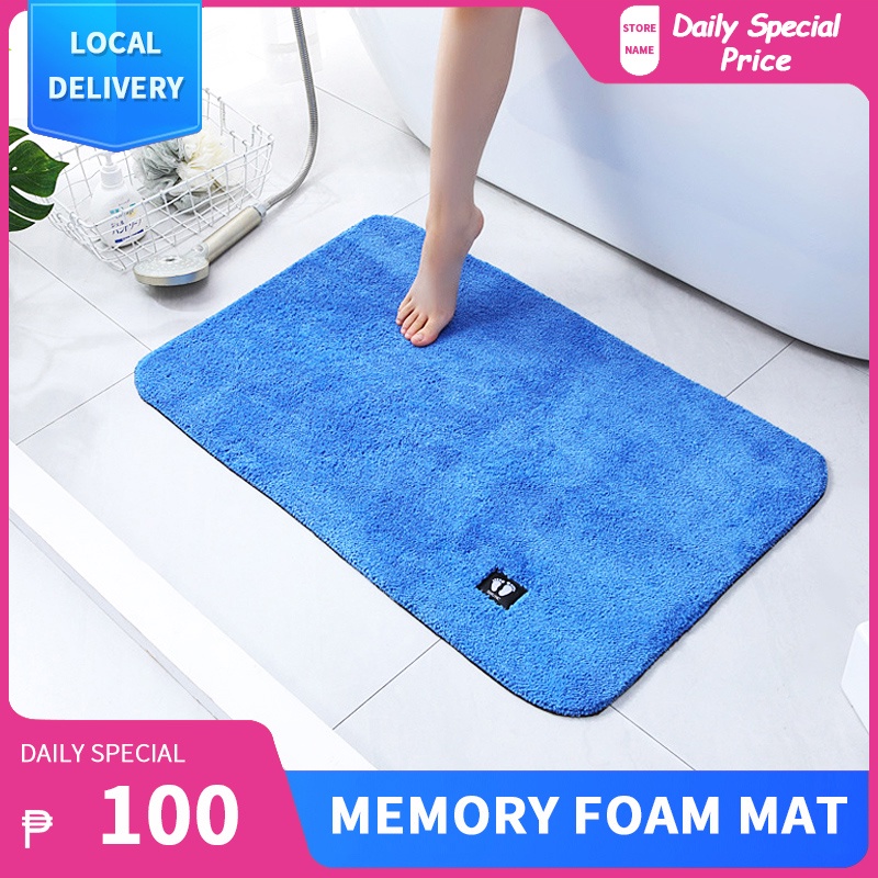 Memory Foam Mats Non Slip Bathroom Mat Water Super Absorbent Soft