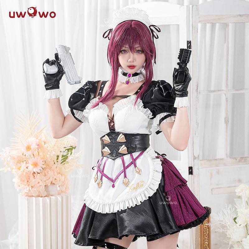 Uwowo Honkai Star Rail Fanarts Kafka Maid Stellaron Hunters HSR Cosplay ...