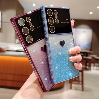 Cute Heart Phone Case Shockproof Cover For Samsung S23 Ultra S22 S21 S20 FE  A53
