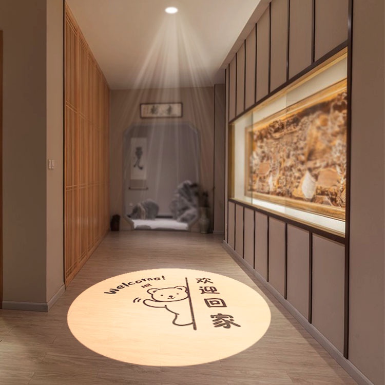 Logo Light Entrance Home Welcome Home Creative Projection Light ...