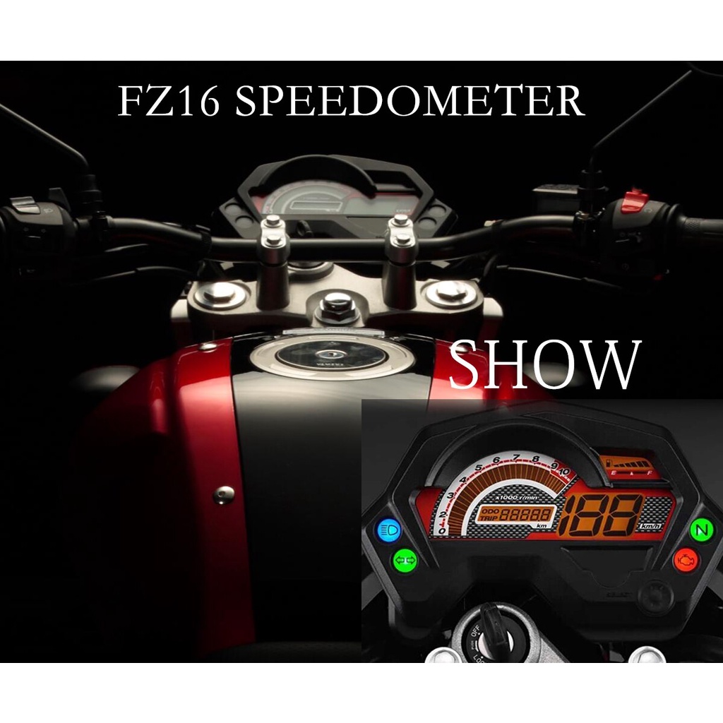 Digital LCD Speedometer Tachometer Gauge Meter For Yamaha FZ16 FZ 16 ...