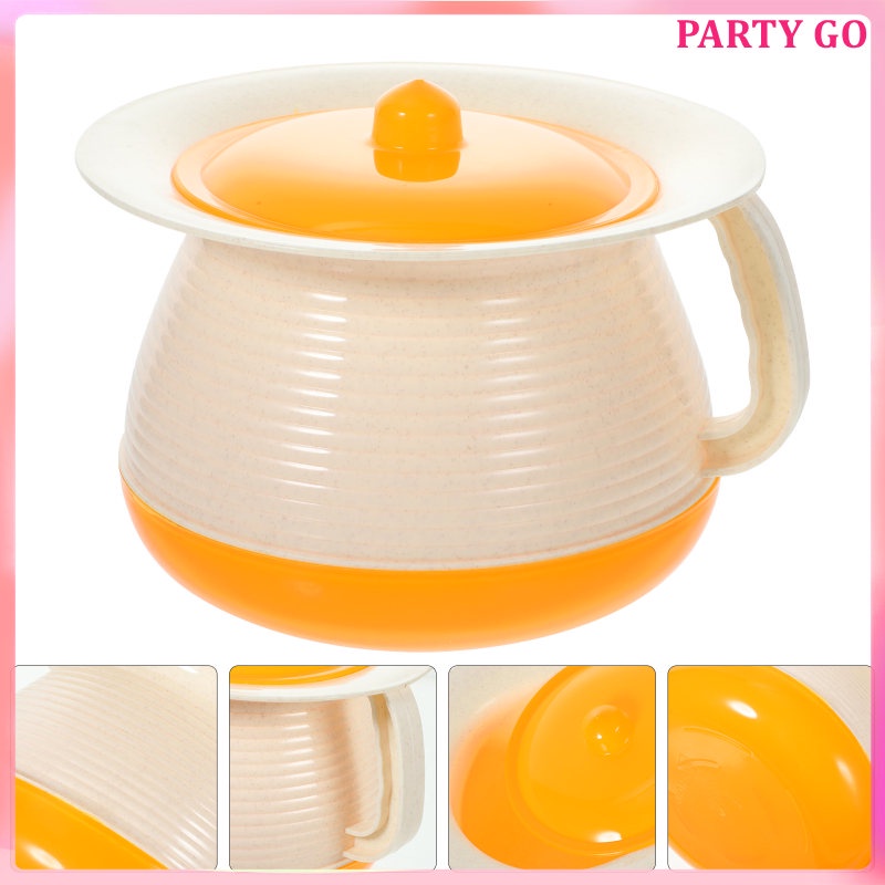 Urine Bucket with Lid Travel Bed Pan Urinal Toilets Hospital Bedpan