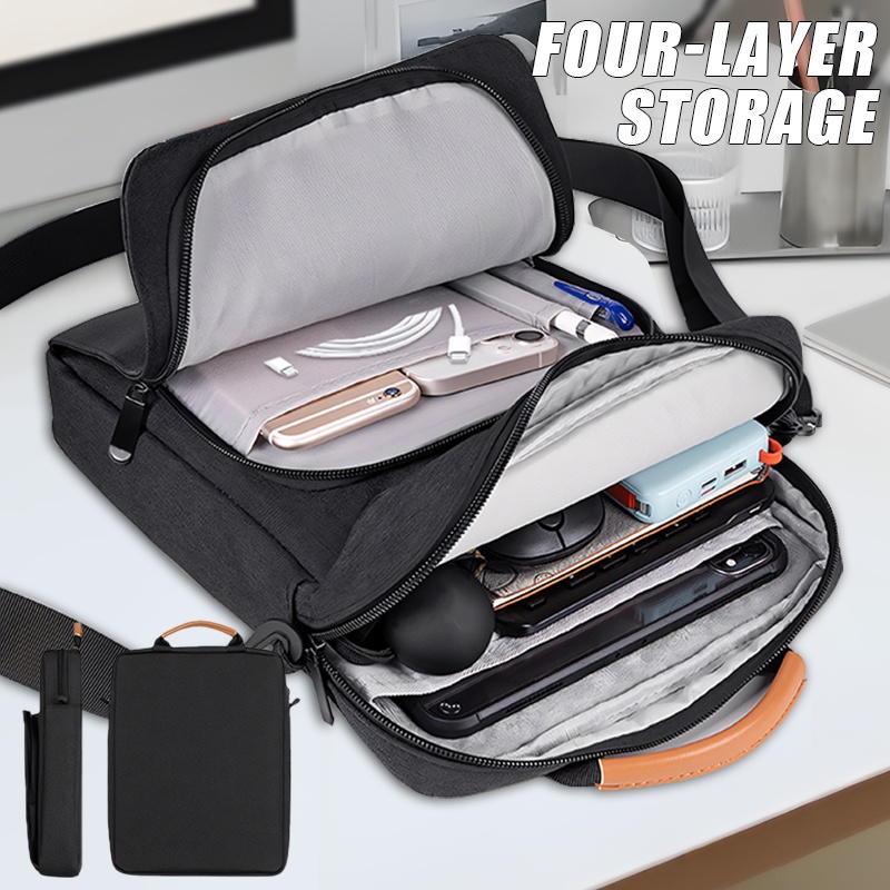 Tablet Crossbody Bag Portable Laptop Pouch For Oppo Realme Pad 2 11.5 ...